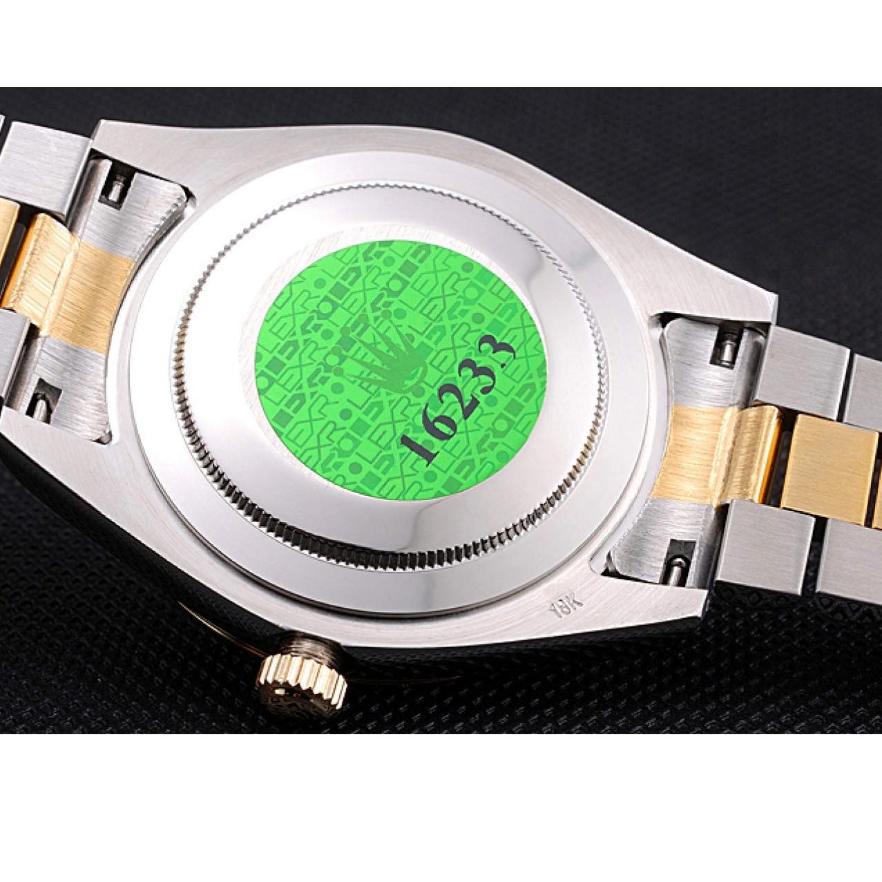 Rolex aaa copy Dial Day-Date 18k Tone Gold Gold Two Plated Stainless Steel Rolex 0519